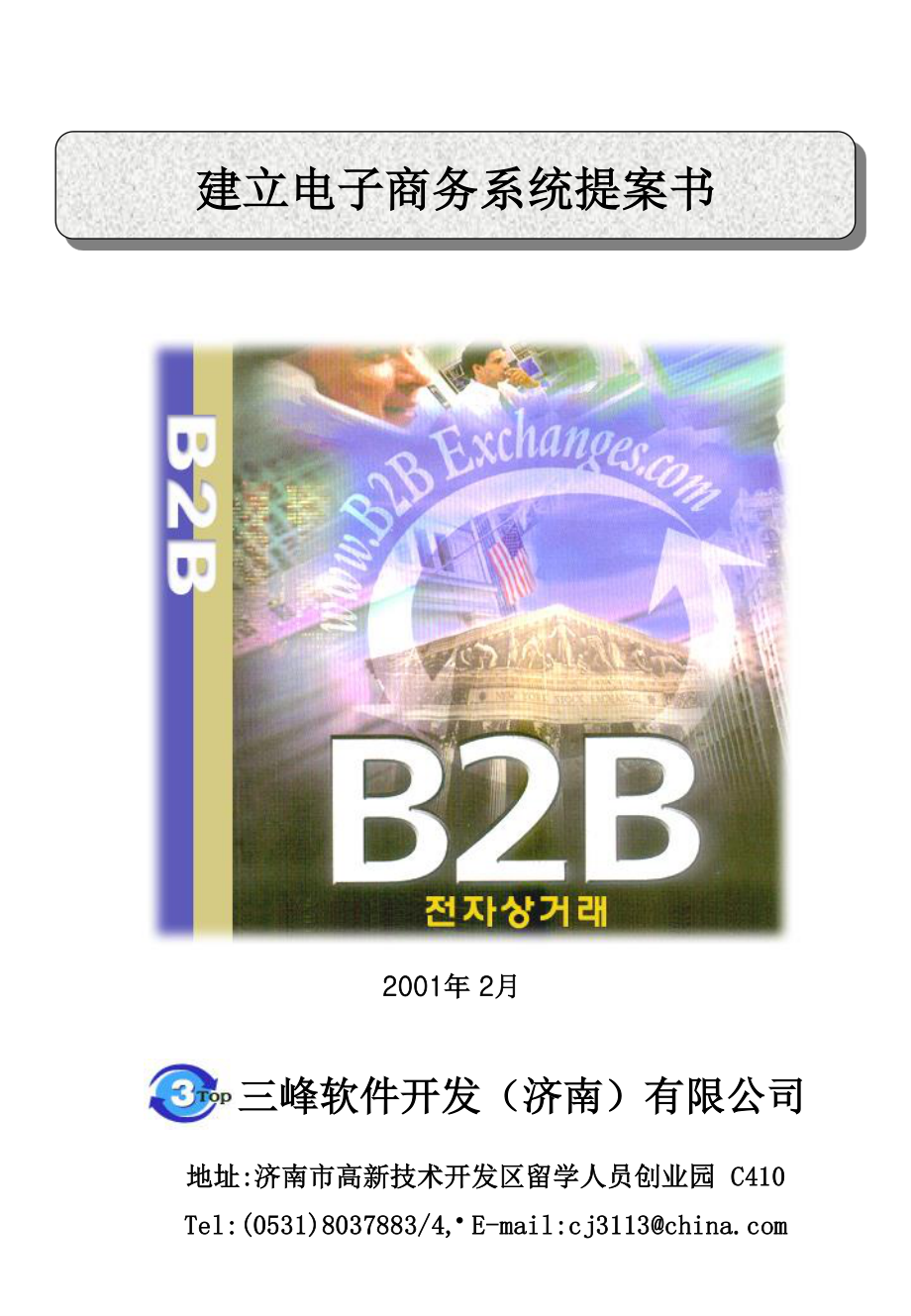 4A免费策划：b2b标准提案书.pptx_第1页