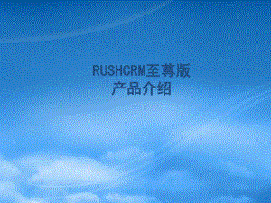 RUSHCRM至尊版产品演示.pptx