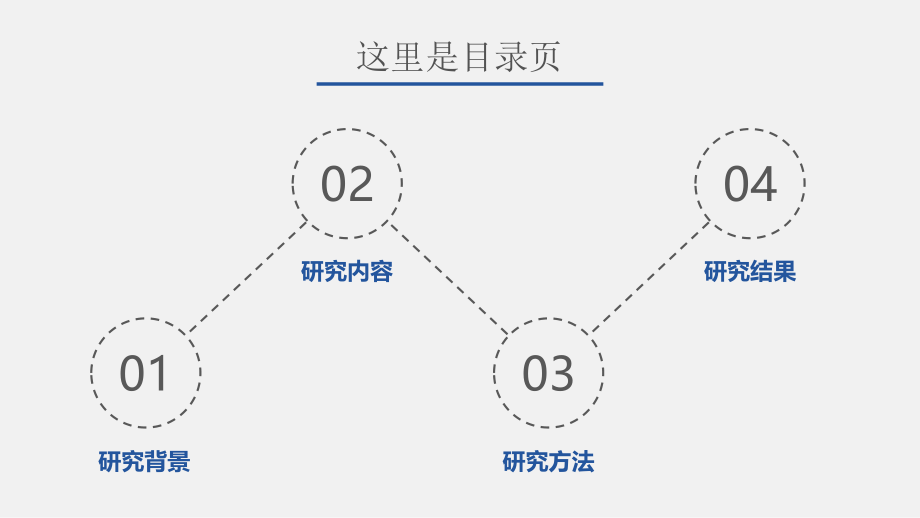 简约蓝色学术报告PPT模板.pptx_第2页