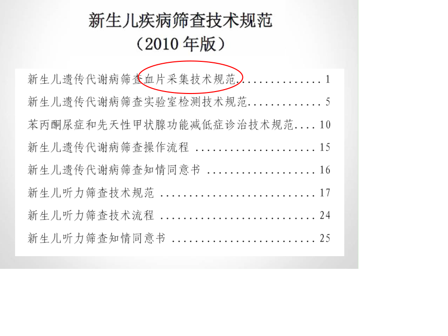 新生儿遗传性代谢病筛查血片采集技术规范与质量控制-南通-2015.06[1].ppt_第2页