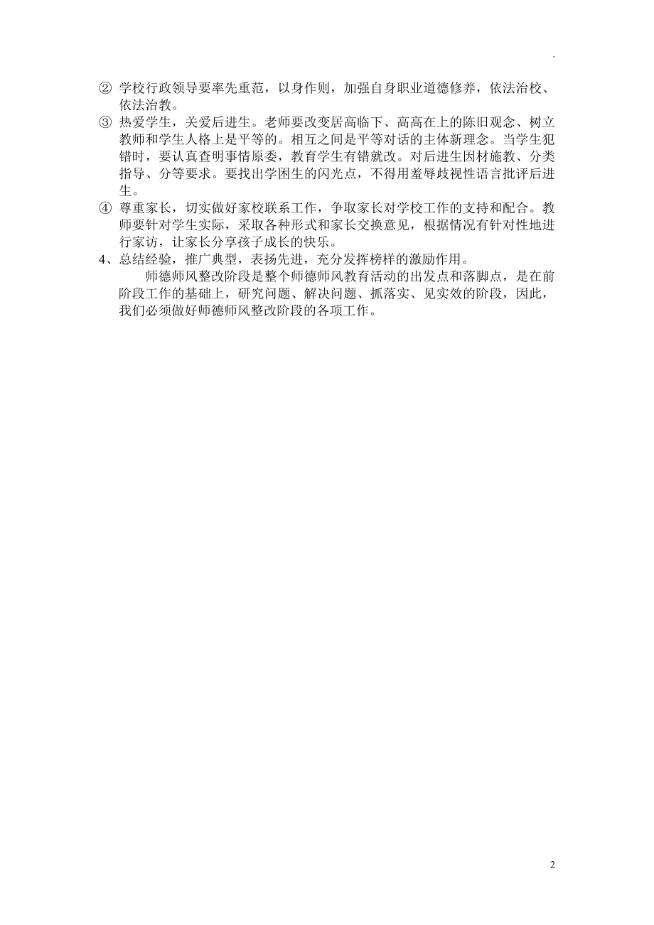 中小学师德师风整改工作实施方案.doc_第2页