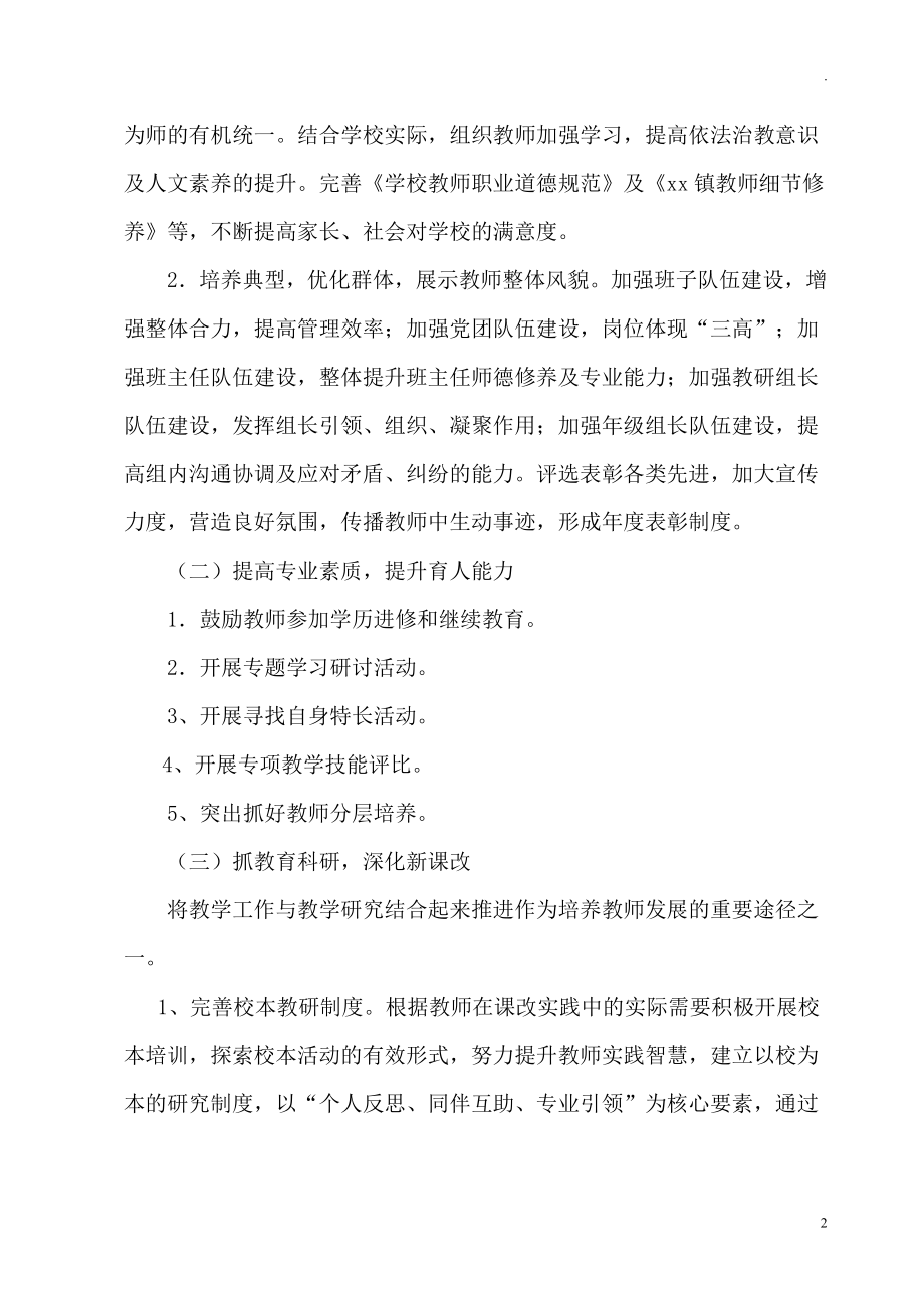 中小学教师队伍师资建设实施方案.doc_第2页