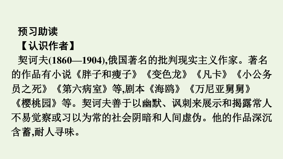 2020_2021学年新教材高中语文第六单元13.2装在套子里的人课件新人教版必修下册.pptx_第3页