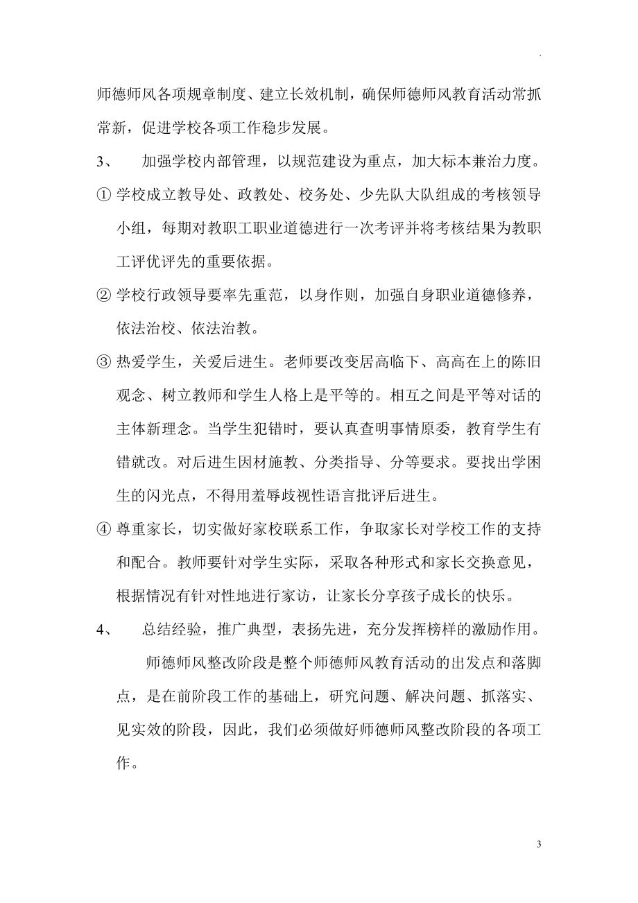 中小学师德师风整改工作实施方案(1).doc_第3页