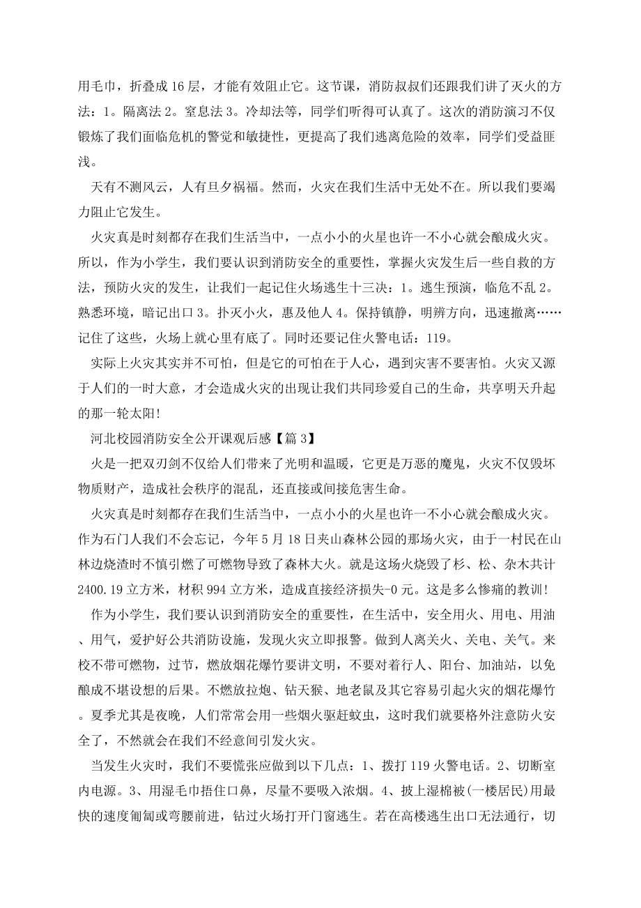 河北校园消防安全公开课观后感.docx_第2页