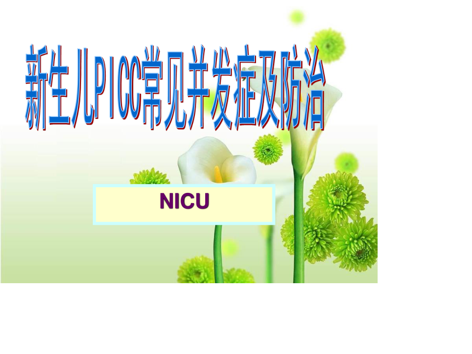 新生儿PICC常见并发症及防治.ppt_第1页