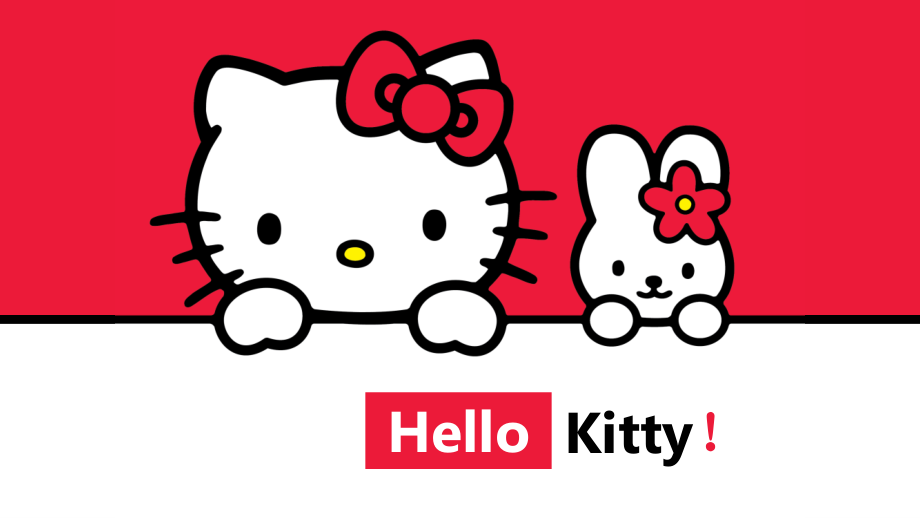 hello-Kitty可爱kitty猫PPT模板.ppt_第1页