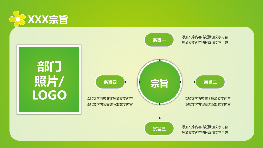 清新小花学生会招新PPT模板.pptx_第3页