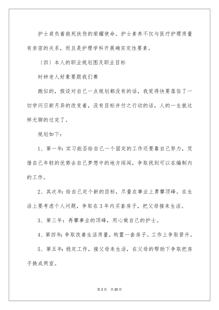 2023护理职业规划6范文.docx_第2页