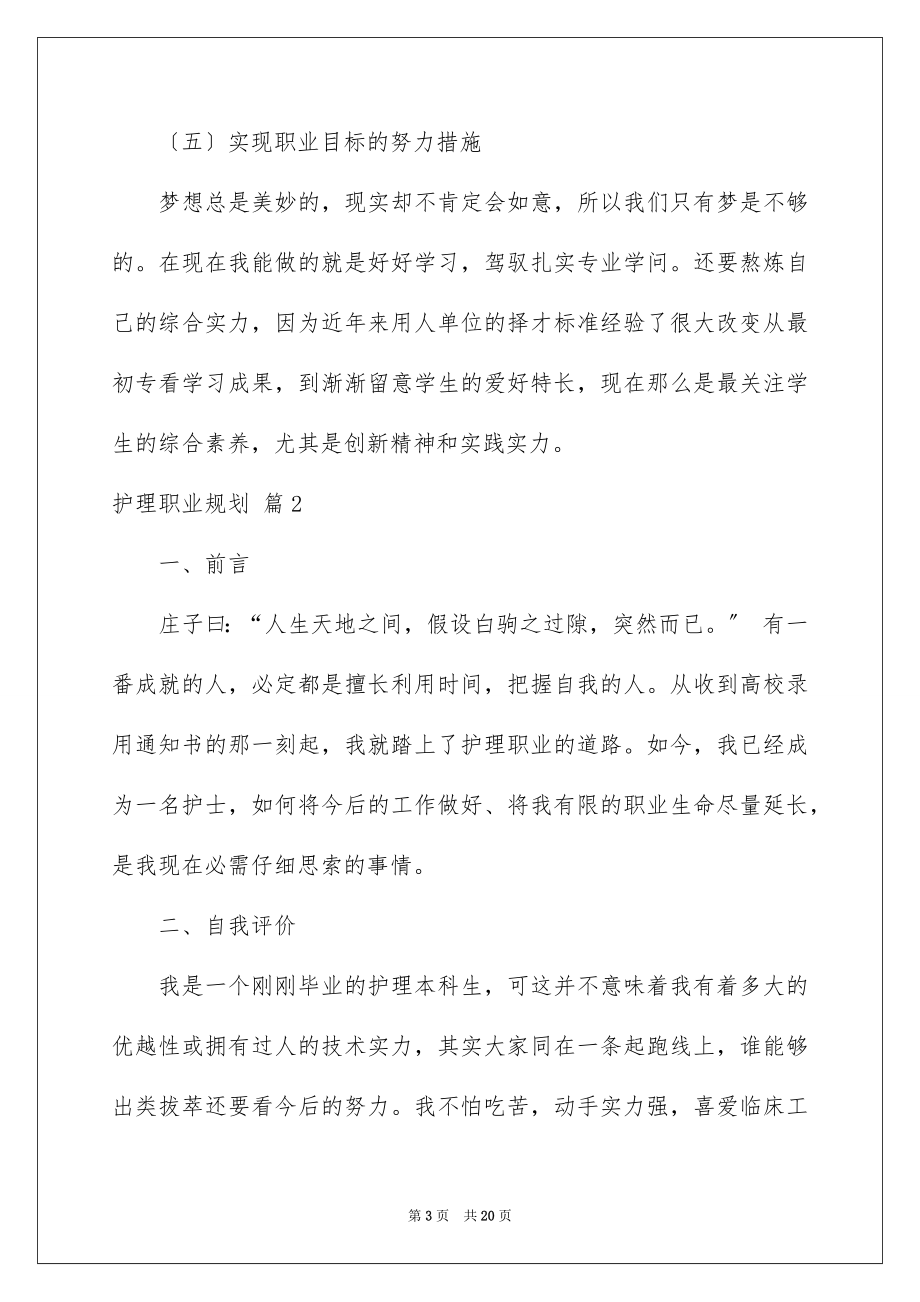 2023护理职业规划6范文.docx_第3页