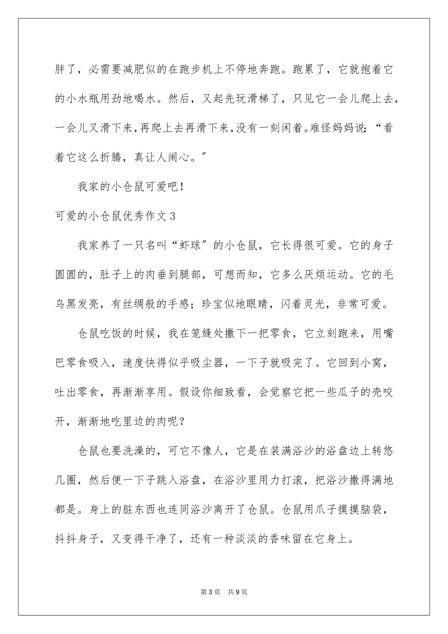 2023年可爱的小仓鼠优秀作文.docx_第3页