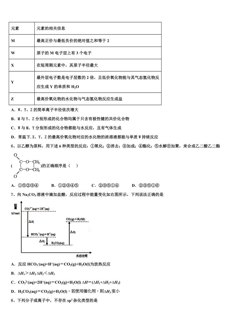 四川省三台县塔山中学2023学年高二化学第二学期期末预测试题（含解析）.doc_第2页