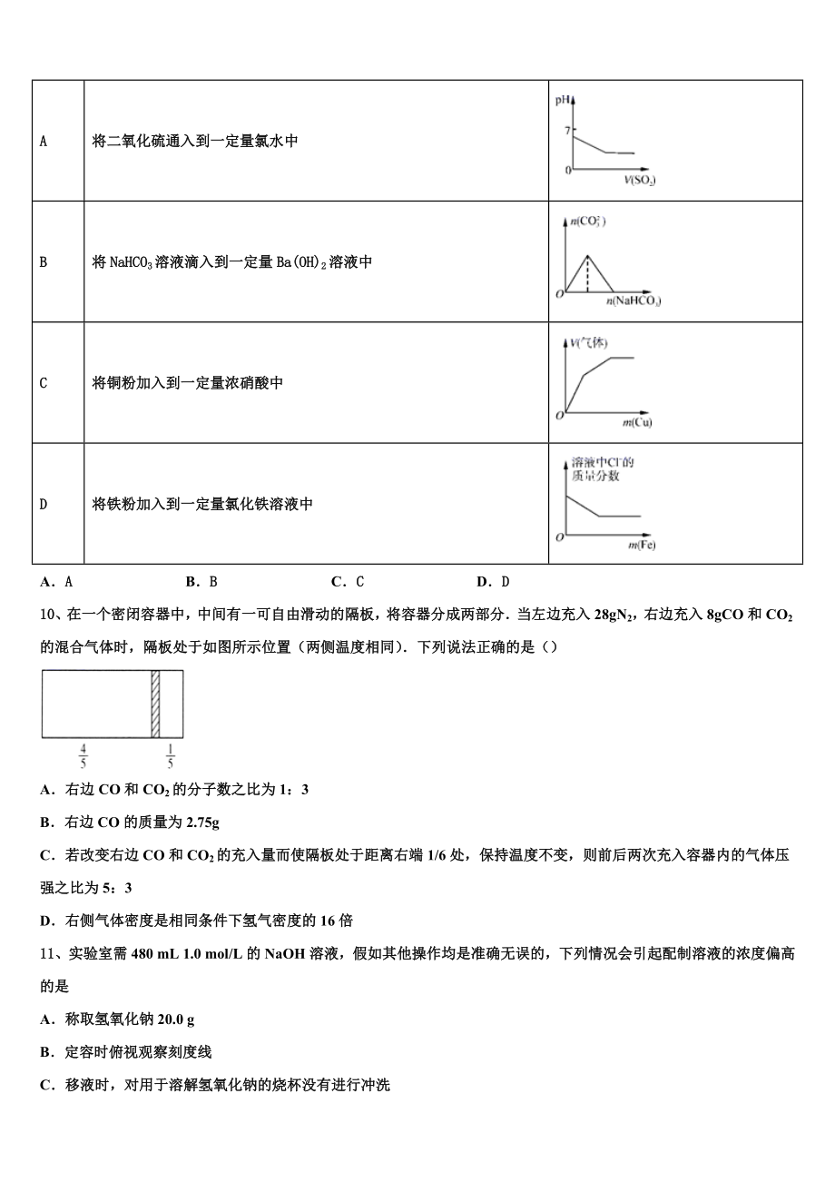 北京十二中2023学年化学高二下期末统考试题（含解析）.doc_第3页