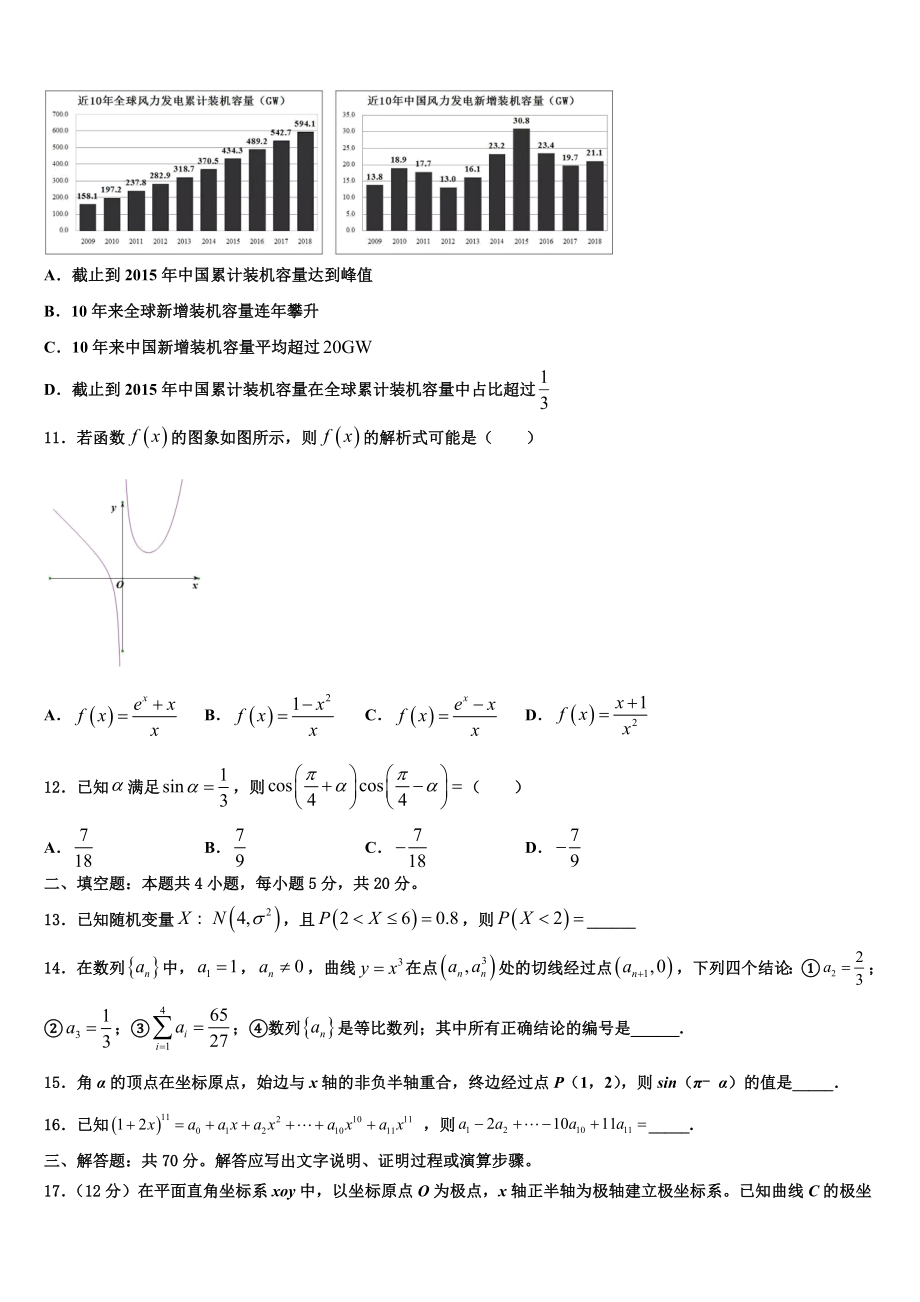 2023届景山学校高考冲刺押题（最后一卷）数学试卷（含解析）.doc_第3页