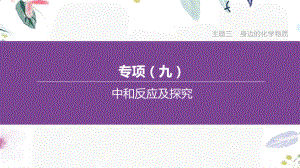 福建专版2023学年中考化学复习方案主题三身边的化学物质专项09中和反应及探究课件2.pptx