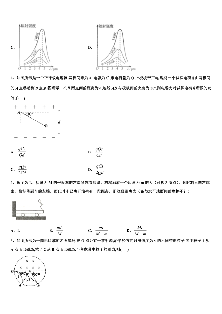 四川省射洪县2023学年物理高二第二学期期末学业水平测试试题（含解析）.doc_第2页