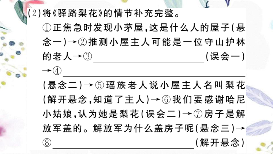 河北专版2023学年秋九年级语文上册第四单元综合性学习：走进小说天地作业课件（人教版）2.ppt_第3页