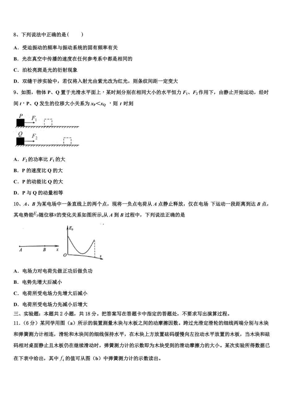 2023学年湖南省邵东县三中高二物理第二学期期末复习检测模拟试题（含解析）.doc_第3页