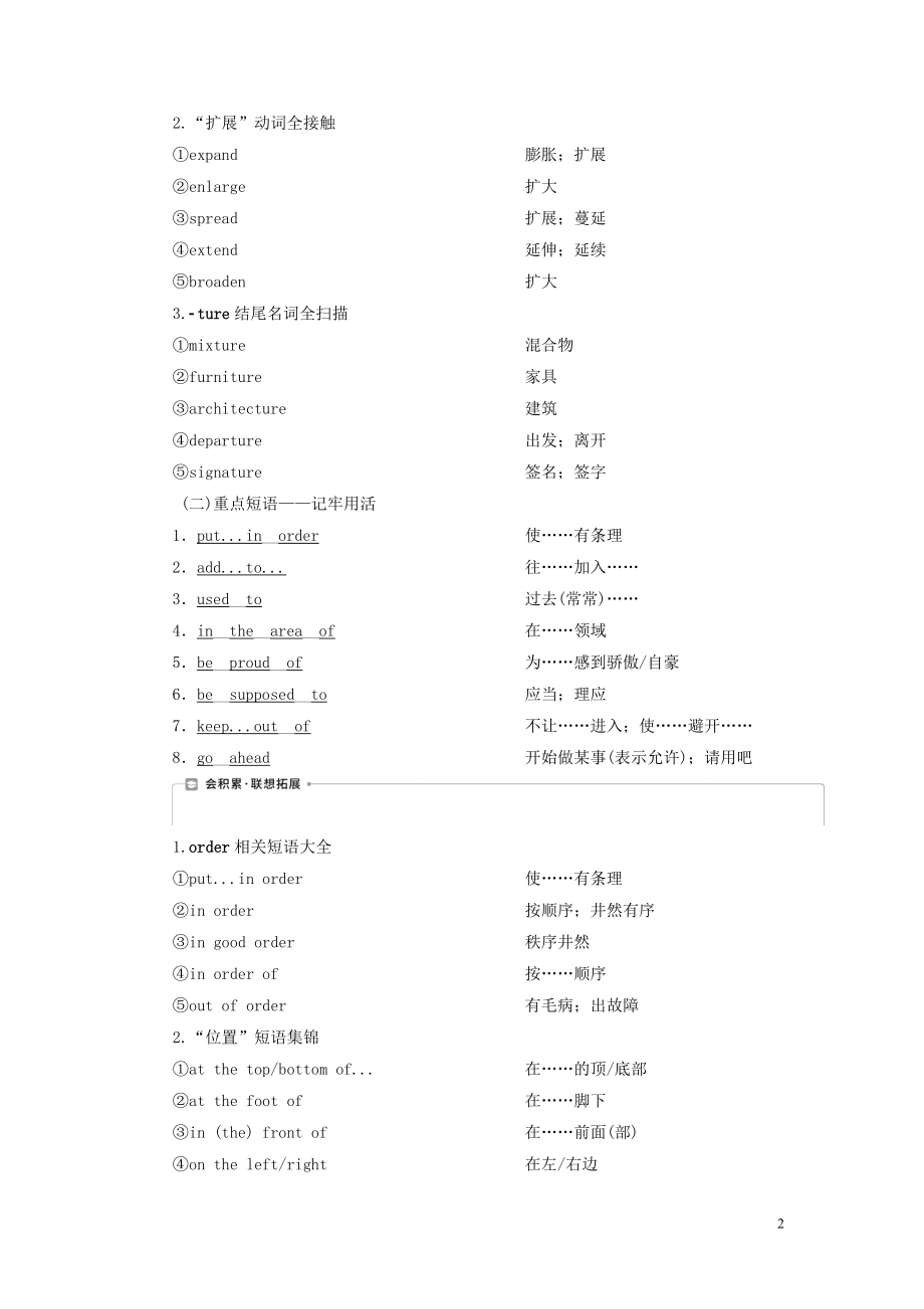 2023学年新高考英语一轮复习Module5ALessoninaLab学案外研版必修1.doc_第2页