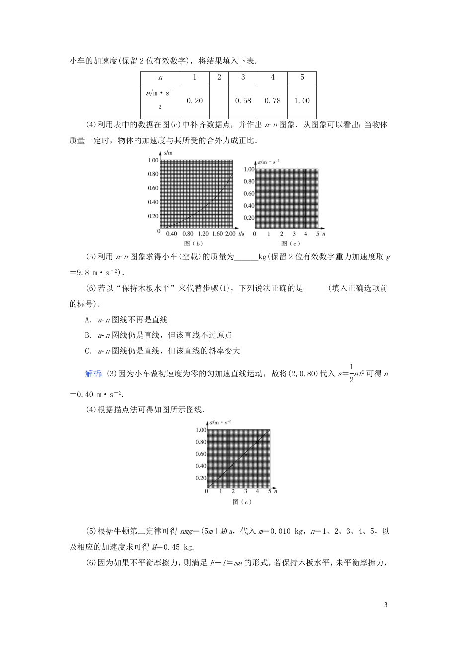 2023学年高中物理第4章牛顿运动定律章末高考真题链接练习（人教版）必修1.doc_第3页