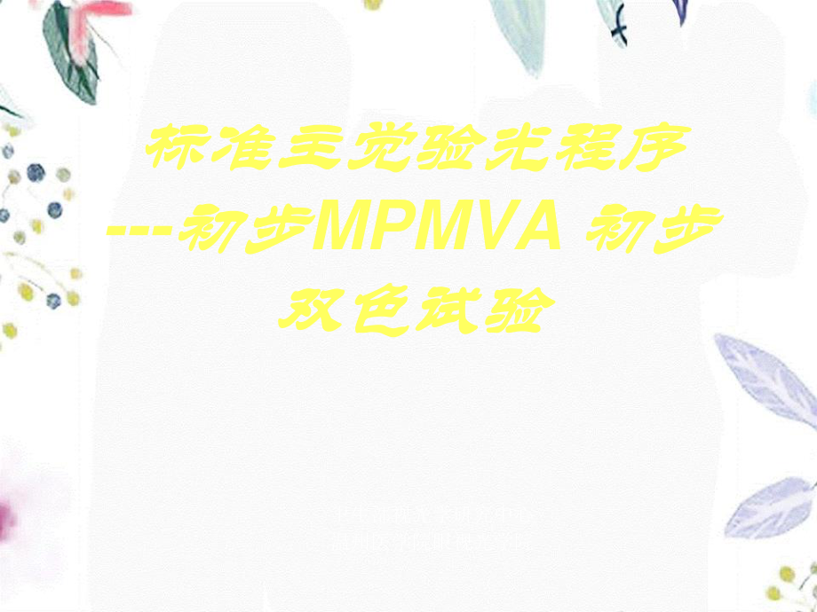 2023年MPMVA红绿试验（教学课件）.ppt_第1页