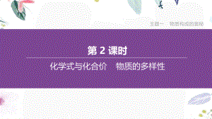 福建专版2023学年中考化学复习方案主题一物质构成的奥秘第02课时化学式与化合价物质的多样性课件2.pptx