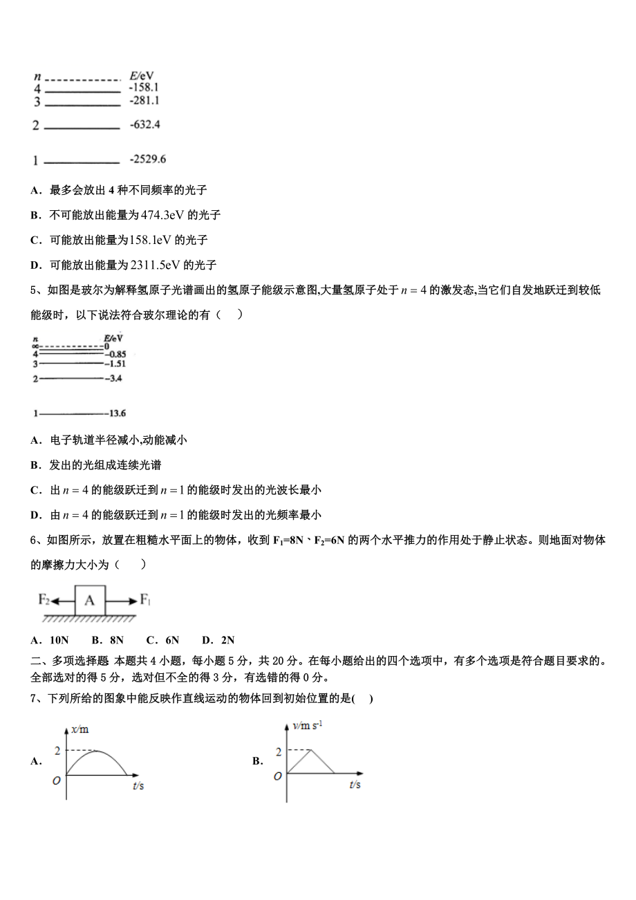 2023学年林芝市第二中学高二物理第二学期期末经典试题（含解析）.doc_第2页