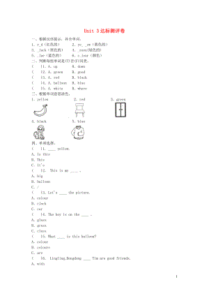 2023学年三年级英语下册Unit3Whatcolourisballoon习题湘少版.doc