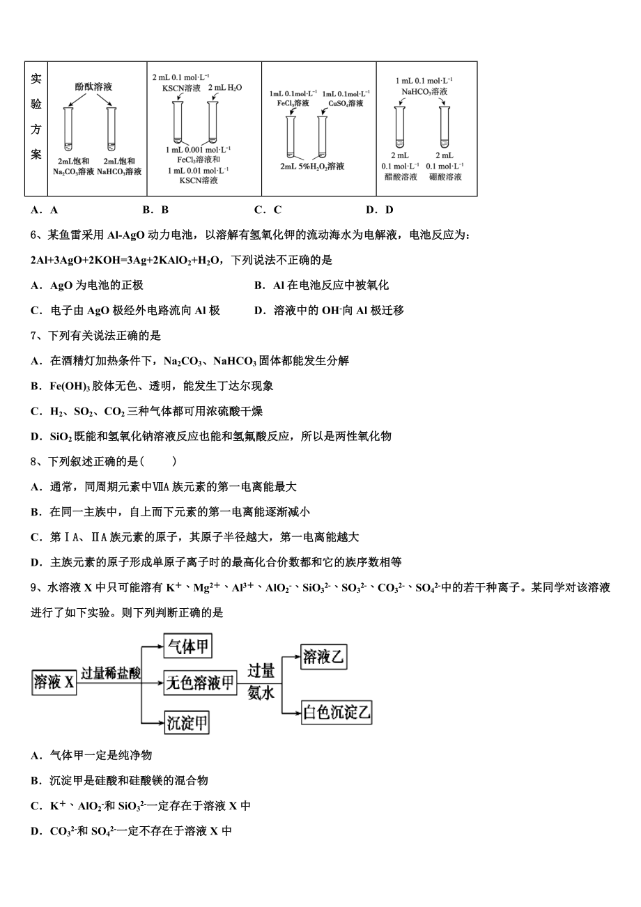 2023学年衡水市第二中学化学高二下期末综合测试模拟试题（含解析）.doc_第2页