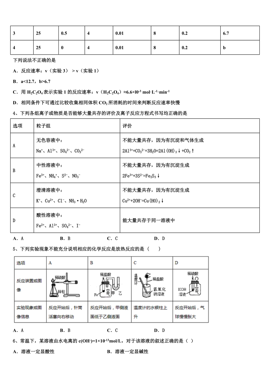 2023届辽宁省大连育明高级中学、本溪市高级中学化学高二第二学期期末质量检测模拟试题（含解析）.doc_第2页