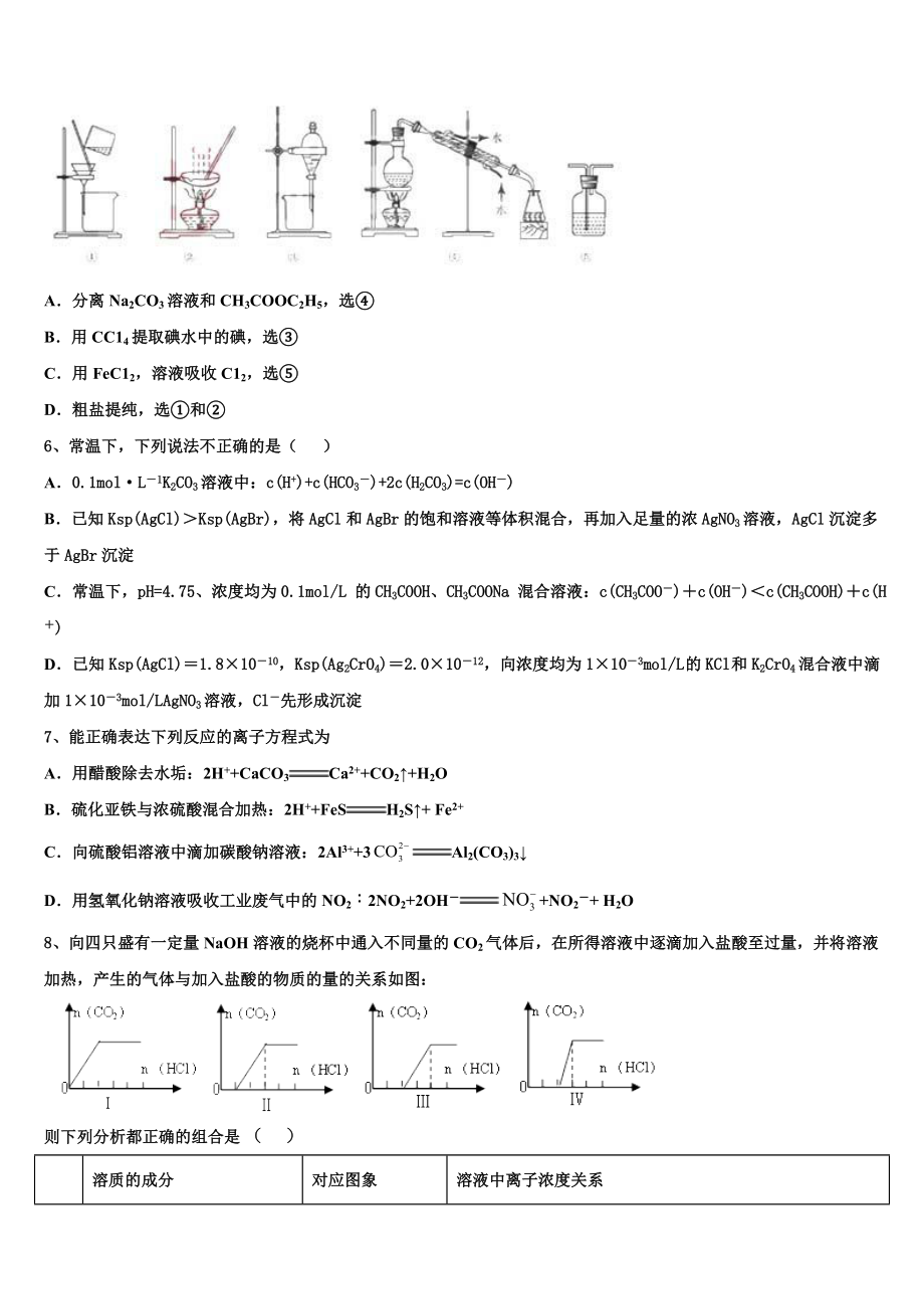 2023届湖南省岳阳市临湘市化学高二下期末联考模拟试题（含解析）.doc_第2页