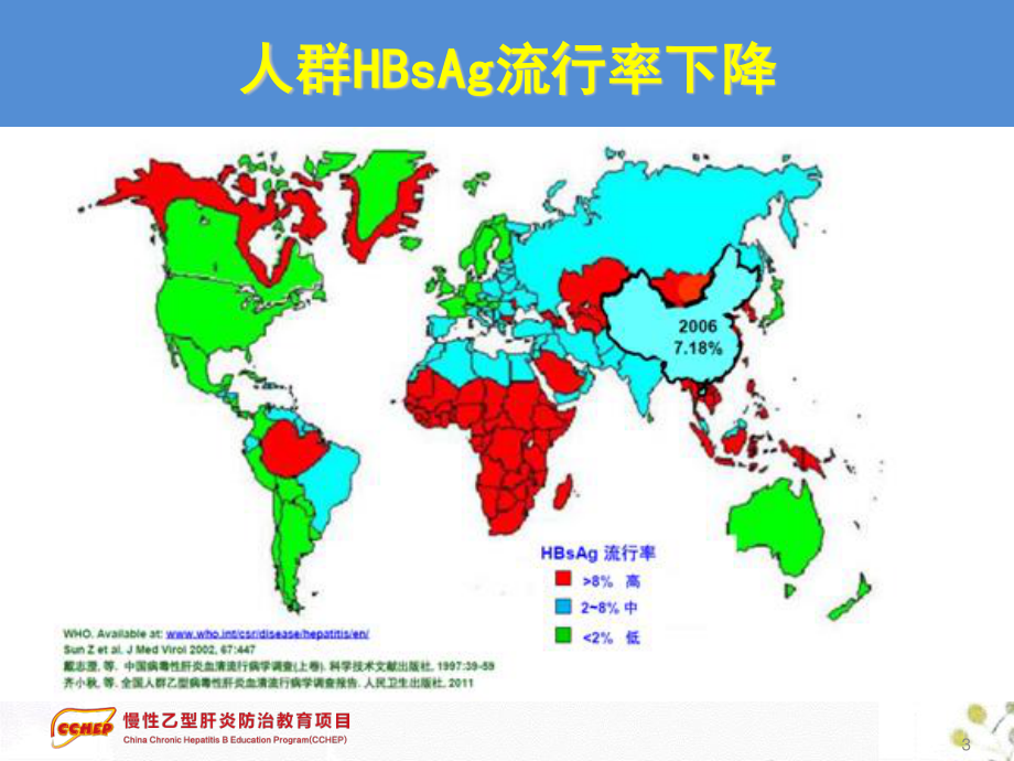 2023年版慢性乙型肝炎防治指南流行病学预防自然史和诊断（教学课件）.ppt_第3页