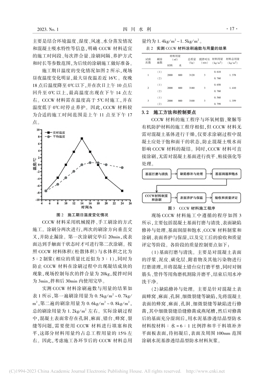 水泥基渗透结晶(CCCW)...西部严寒地区水电工程的应用_李杨.pdf_第3页