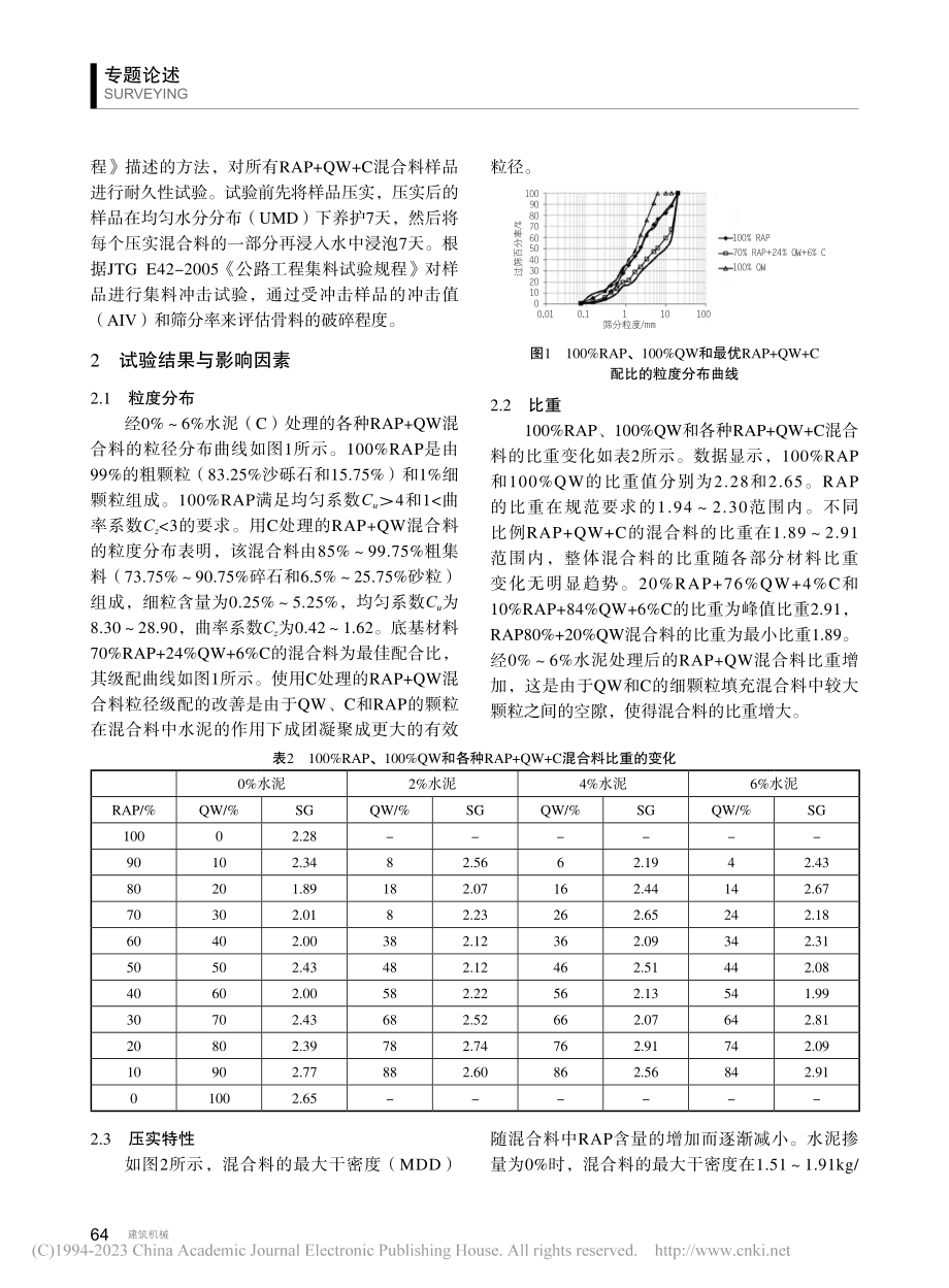 水泥处理再生沥青混合料作为公路材料的应用_王涛.pdf_第3页