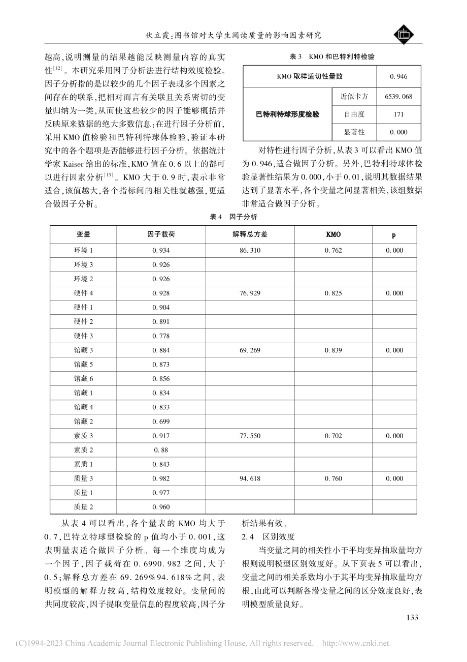 图书馆对大学生阅读质量的影...基于图书馆要素说的实证分析_伏立霞.pdf_第3页