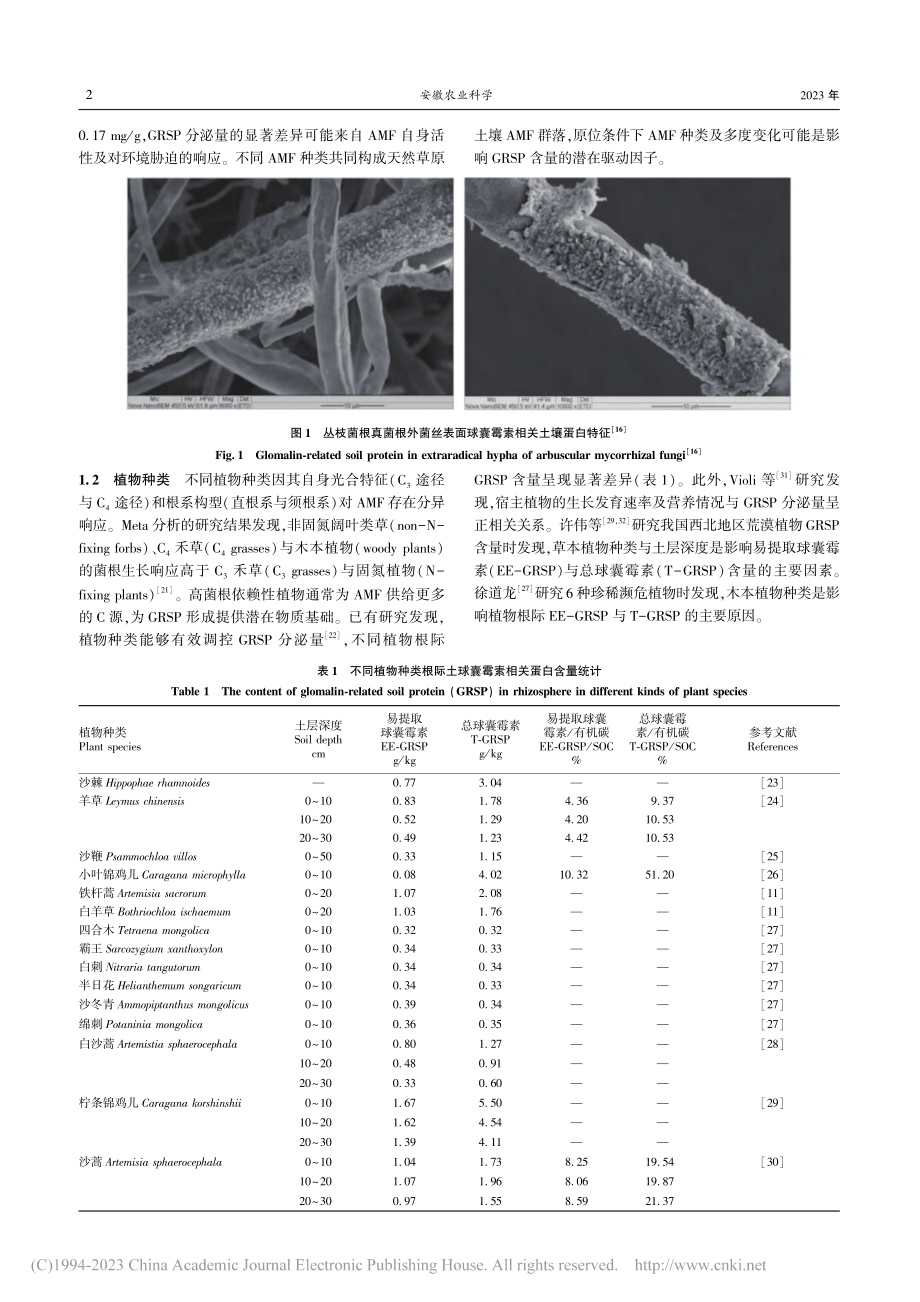 天然草原球囊霉素相关土壤蛋白及其影响因素研究进展_鲁国庆.pdf_第2页