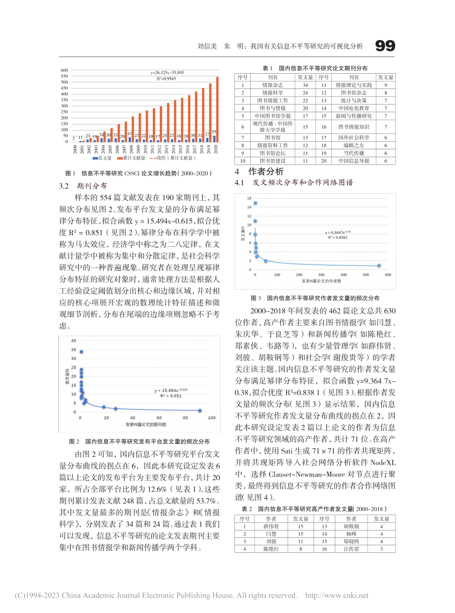 我国有关信息不平等研究的可视化分析_刘信美.pdf_第3页