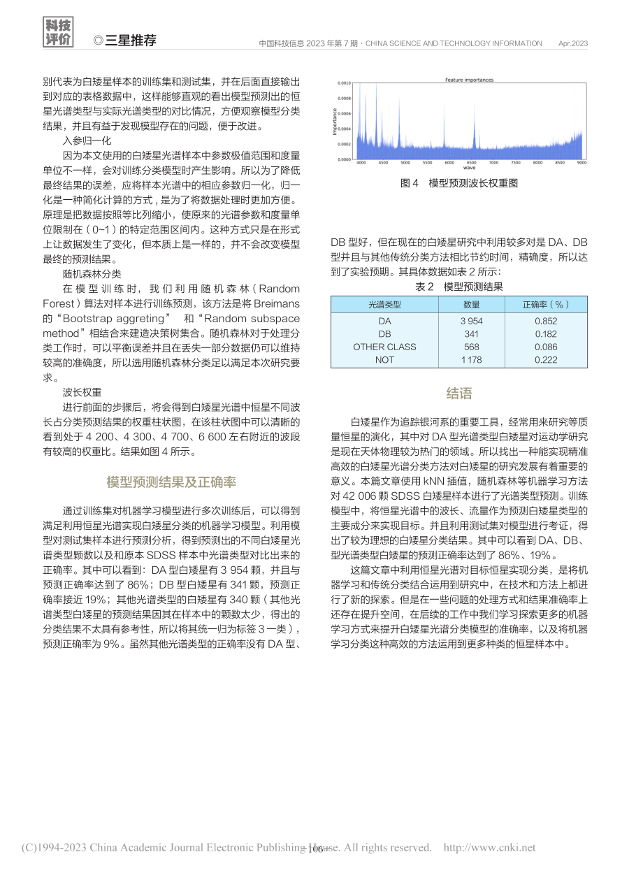 一种基于SDSS白矮星光谱数据的机器学习分类方法_王茜.pdf_第3页