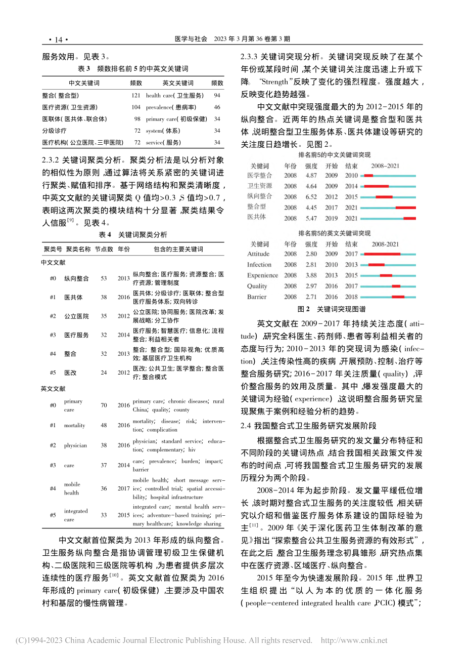 我国整合式卫生服务研究的文献计量分析_邹海燕.pdf_第3页