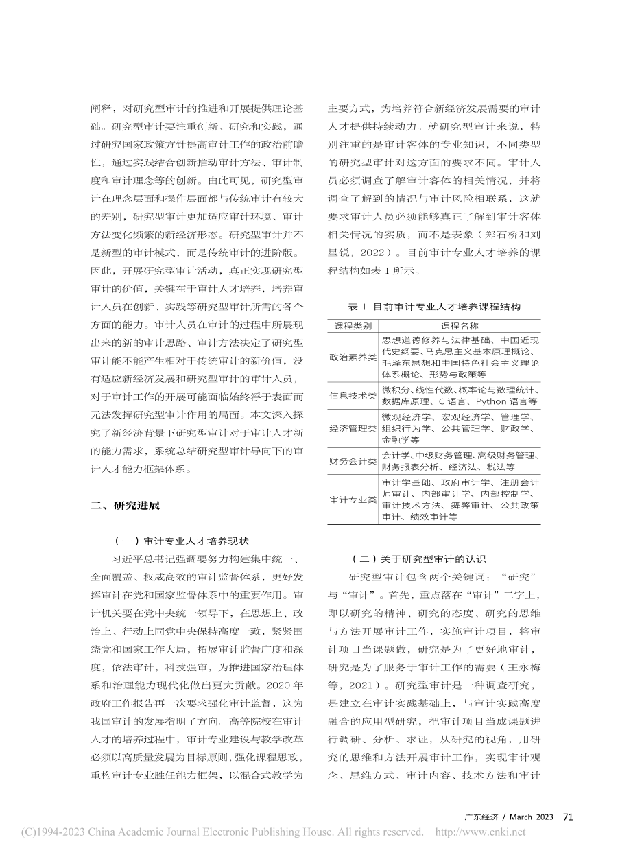 新经济背景下研究型审计人才培养路径研究_陈卓.pdf_第2页