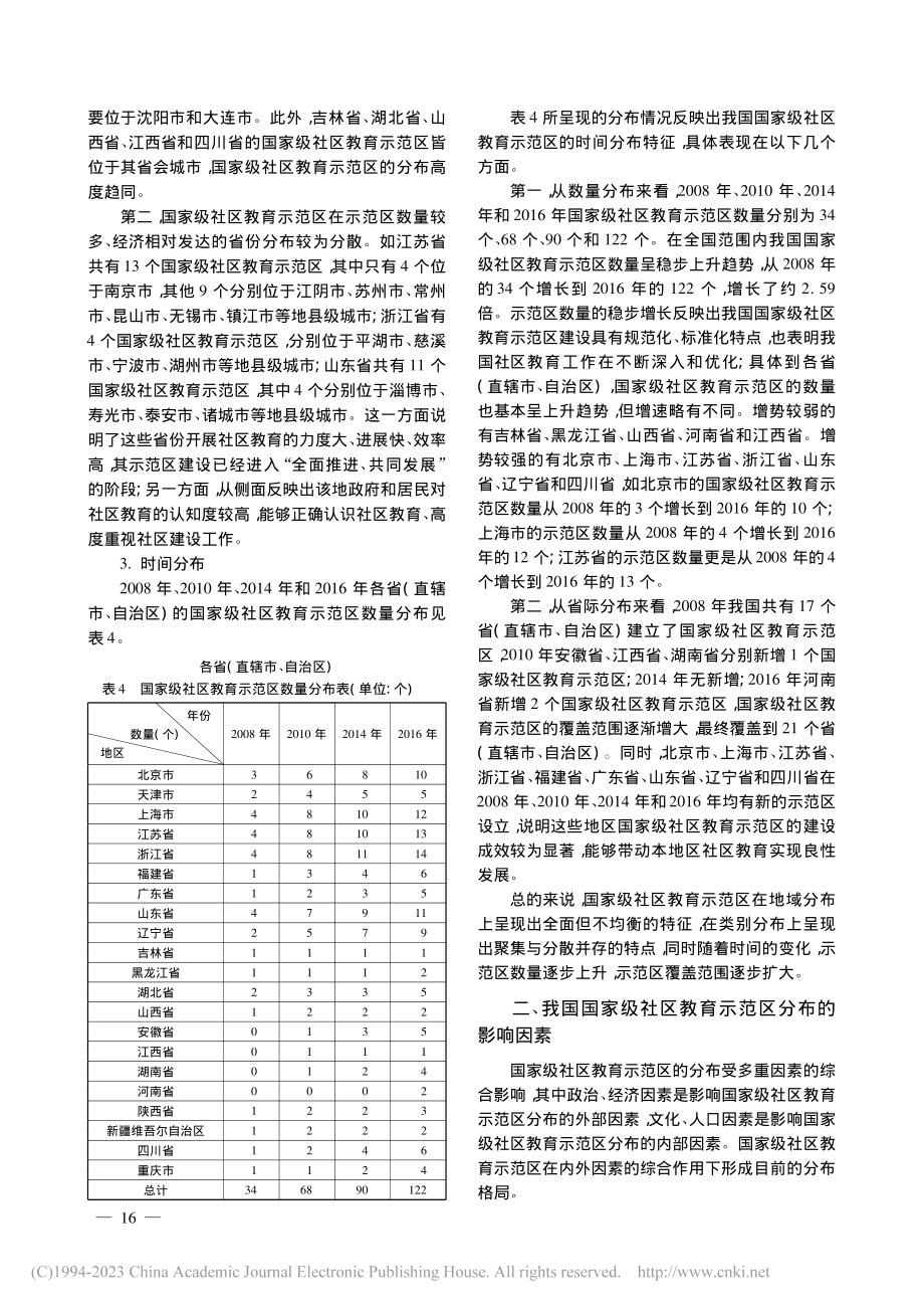 我国国家级社区教育示范区分布研究_张金璇.pdf_第3页