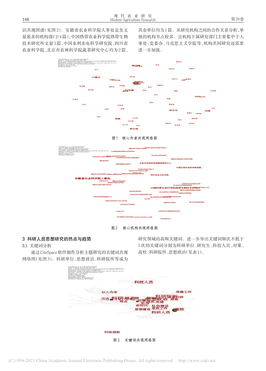 我国农业科研人员思想研究现...teSpace的可视化分析_王礼伟.pdf_第2页