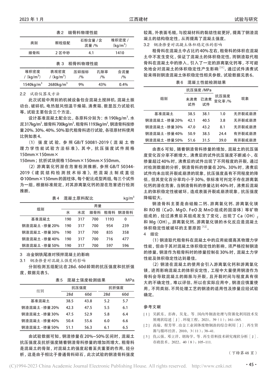 冶金钢铁尾渣再生系列材料在混凝土中的应用研究_王惠旭.pdf_第2页