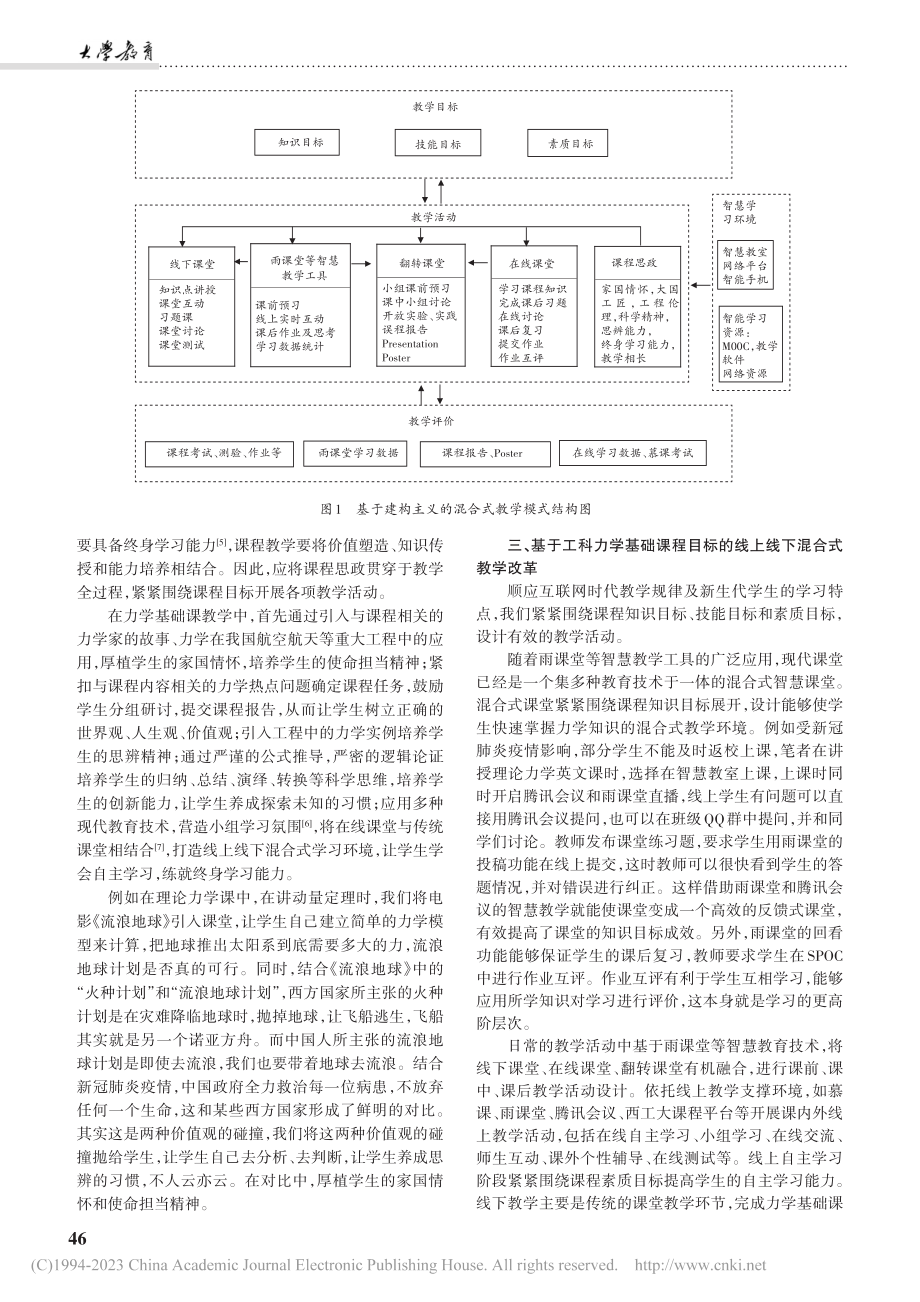 新工科背景下基于建构主义的力学基础课教学改革_张娟.pdf_第2页