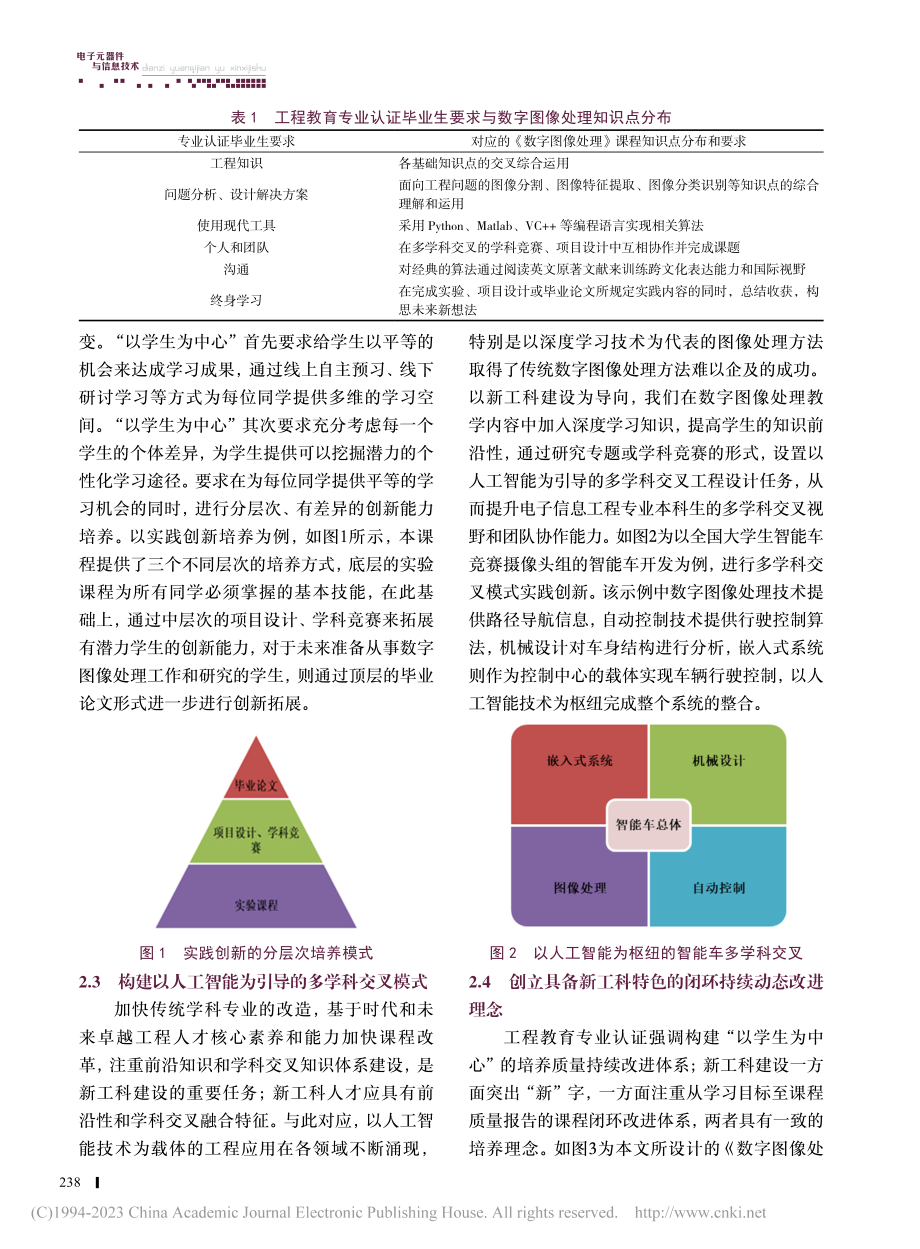 专业认证背景下以新工科为导...处理》课程闭环培养体系探索_王江涛.pdf_第3页