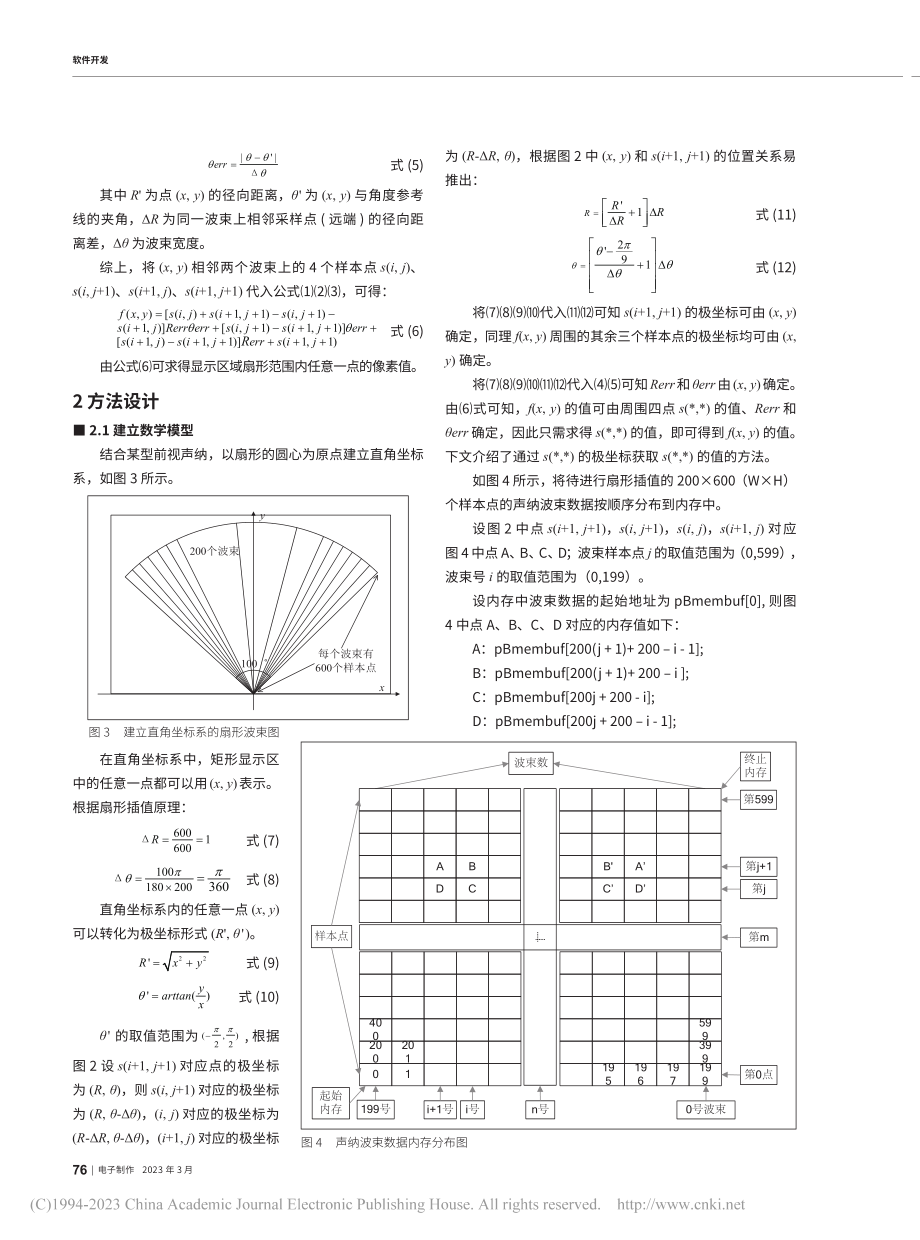 应用于声纳的高性能扇形插值方法研究_席伟光.pdf_第2页