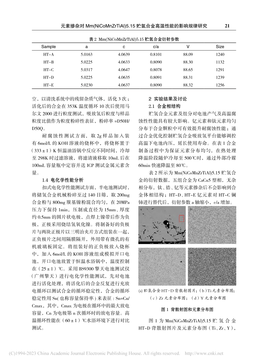 元素掺杂对Mm(NiCoM...合金高温性能的影响规律研究_林振.pdf_第3页