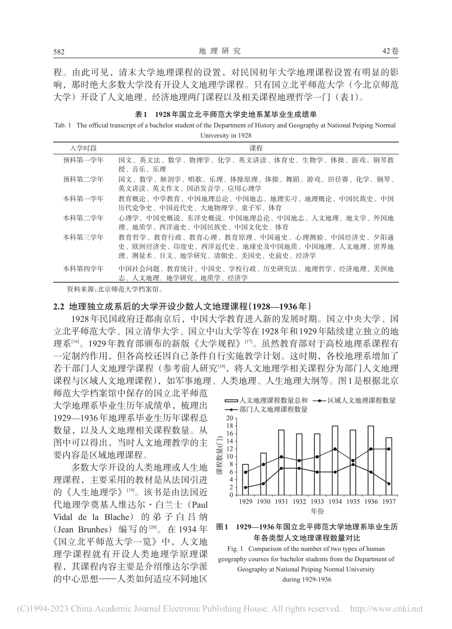 在时空框架中理解中国大学人...9年中国主要大学地理系为例_周尚意.pdf_第3页