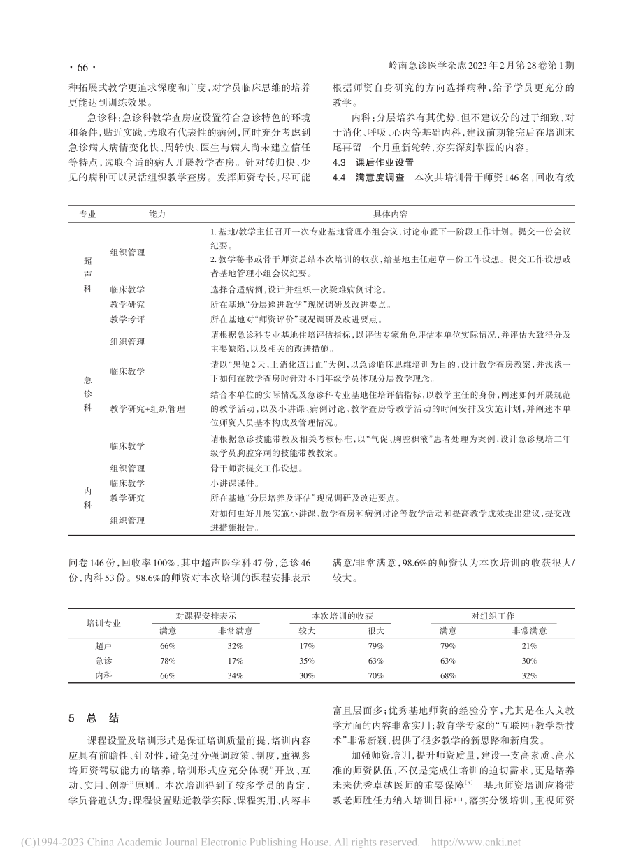 住院医师规范化培训师资培训的课程设置及改进建议_叶瑜.pdf_第3页