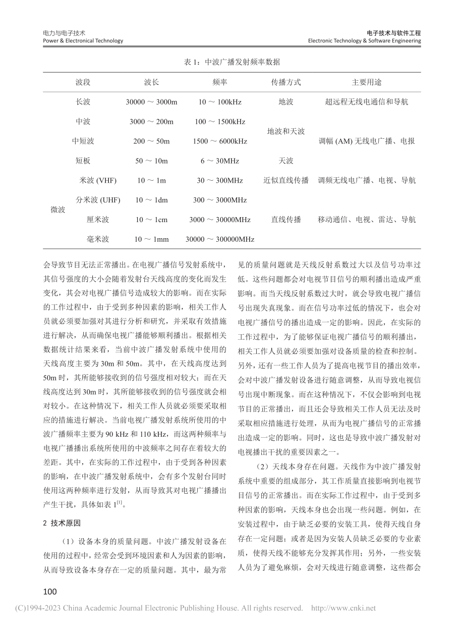 中波广播发射对电视播出的干扰及应对措施研究_欧静锋.pdf_第2页